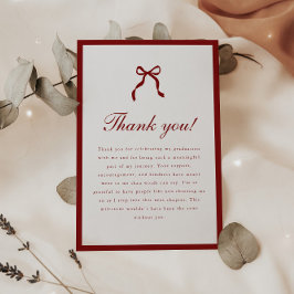 Elegant Coquette Bow Rutig Maturafest Tack Kort