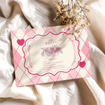 Elegant Coquette Rosa Bow Studenten