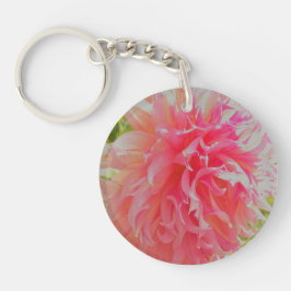 Elegant Coral and Rosa Decorative Dahlia