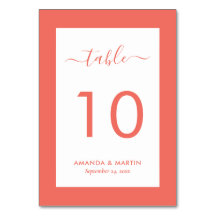 Elegant Coral Bröllop