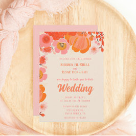 Elegant Coral Rosa Peony Flower Inbjudningar