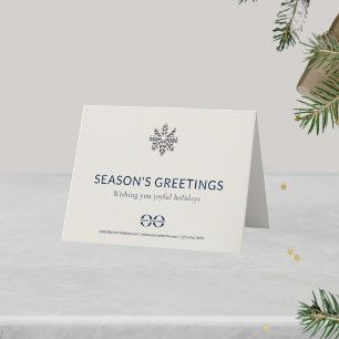 Elegant Corporate Helgdag Card Helgkort