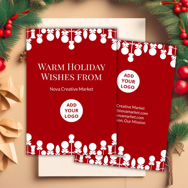 Elegant Corporate Helgdag Card | Personlig Julkort (Skapare uppladdad)