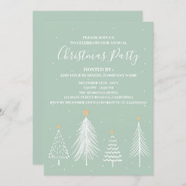 Elegant Corporate Office jul Party Inbjudningar