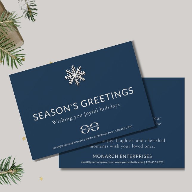 Elegant Corporate Season's Greetings Card Julkort (Skapare uppladdad)