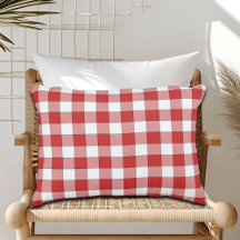 Elegant Countryside Picnic White Red Checkered