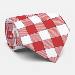 Elegant Countryside Picnic White Red Checkered Slips