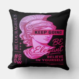 "Elegant Courty BLACK Pillow for Women Kudde