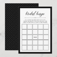 Elegant Couture | Bröllopsdusch Bingo Spel