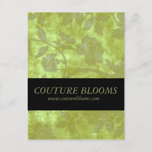 Elegant Couture Business Open annons Card Inbjudan Vykort