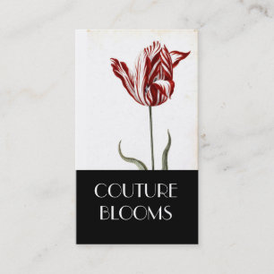 Elegant Coutureblomsterhandlarevisitkort Visitkort