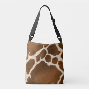 Elegant Cow Faux Leather Modern Collection Axelväska