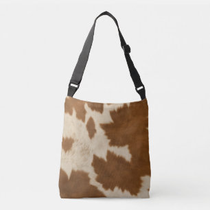 Elegant Cow Faux Leather Trendig Collection Axelväska
