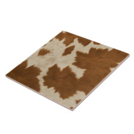 Elegant Cow Faux Leather Trendig Collection Kakelplatta