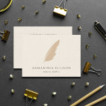 Elegant  Cream Feather Quill Notary QR-kod Visitkort<br><div class="desc">Fullständigt anpassade professionell elegant Public Notary,  Notary Signing Agent eller Lawyer Affärskort med luddig nib-grafik och ren typografi och en QR-kod för URL:en. Skriv bara in egna namn- och affärsdetaljer och ändra alla färg om du vill (använda designen verktyg).</div>