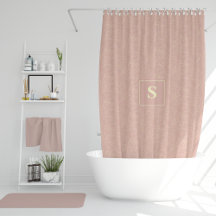 Elegant  Cream Guld Blommigt Monogram