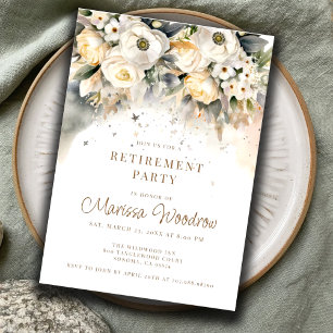 Elegant Cream Guld blommigt pension.png Inbjudningar