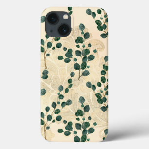 Elegant Cream Guld Whimsical Eucalyptus Greenery