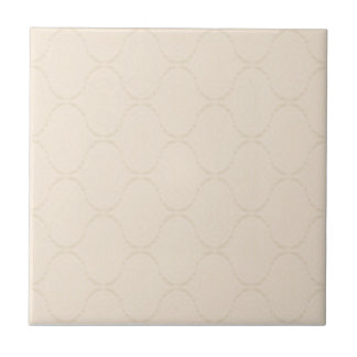 Elegant cream pattern in art deco style. kakelplatta