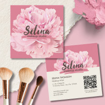 Elegant Cream Rosa Blommigt Makeup Studio