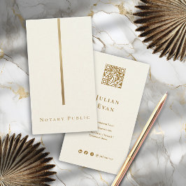 Elegant Creamy White Glitter Guld sofistikerad Visitkort