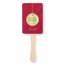 Elegant Crimson Red Guld Luxury Royal Programme