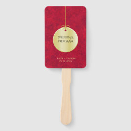 Elegant Crimson Red Guld Luxury Royal Programme