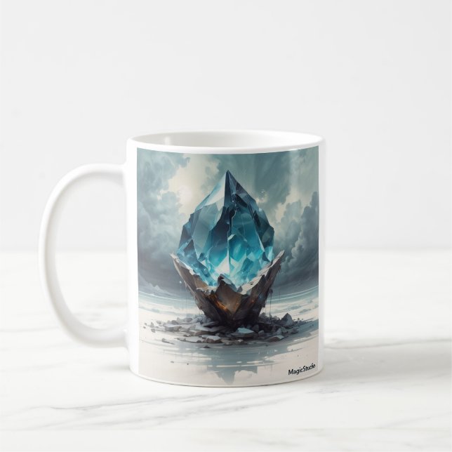 Elegant Crystal Mugg (Vänster)