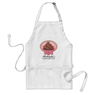 Elegant Cupkaka Bakery Personlig Apron Förkläde