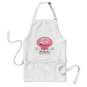 Elegant Cupkaka Bakery Personlig Apron Förkläde