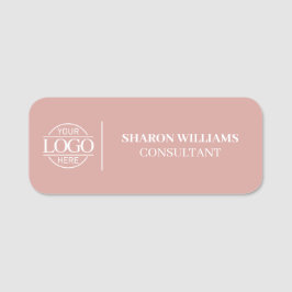 Elegant Custom Business Logo Employee Magnetic Namnbricka