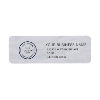 Elegant Custom Business Return Address Label Returadress Etikett
