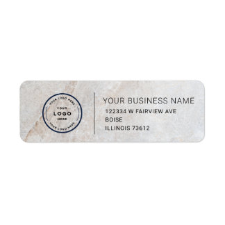 Elegant Custom Business Return Address Label Returadress Etikett
