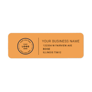 Elegant Custom Business Return Address Label Returadress Etikett