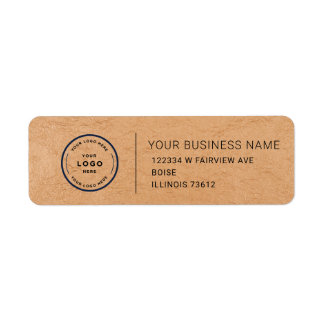 Elegant Custom Business Return Address Label Returadress Etikett