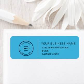 Elegant Custom Business Return Address Label Returadress Etikett