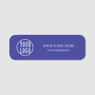 Elegant custom Logo Employee magnetic, safety pin Namnbricka