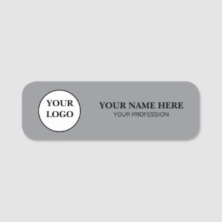 Elegant Custom Logo Employee Name Tag Namnbricka