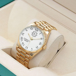 Elegant Custom Monogram Timeless Personalized Keep Armbandsur