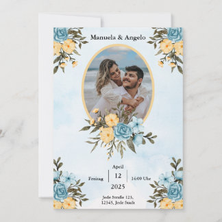  Elegant Customizable Wedding Invitation | Stylish Inbjudningar