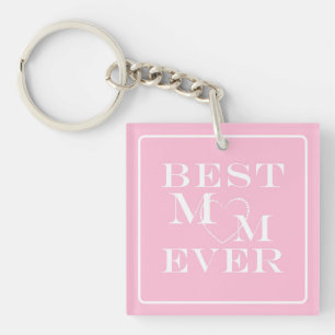 Elegant, Cute "Bästa Mamma någonsin" Vithjärta på 