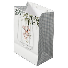 Elegant Cute Cudely Koala Foliage Baby Shower
