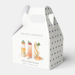 Elegant Cute Frukt Cocktail Orange Möhippa Presentaskar