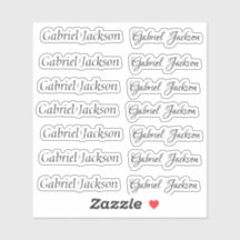 Elegant Cute Italic-skript 2-typsanpassa namn