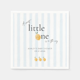 Elegant Cute Lemon Citrus Baby Shower Pappersservett