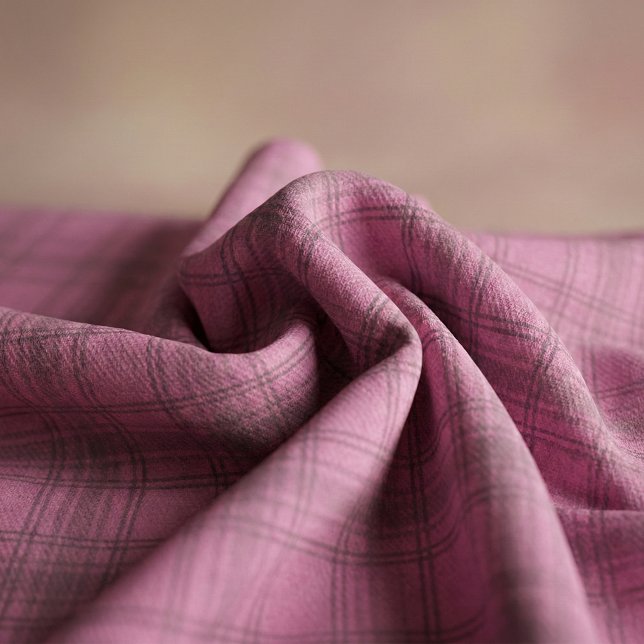 Elegant Cute Rosa Tartan Play Mönster Tyg (Skapare uppladdad)