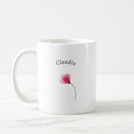 Elegant Cute Sophisticated Rustic Romantic Floral  Kaffemugg