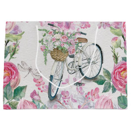 Elegant cykel och blommor