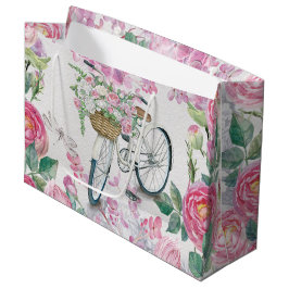 Elegant cykel och blommor