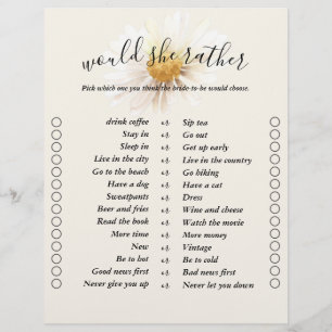 Elegant Daisy två sidade Bingo Möhippa Games